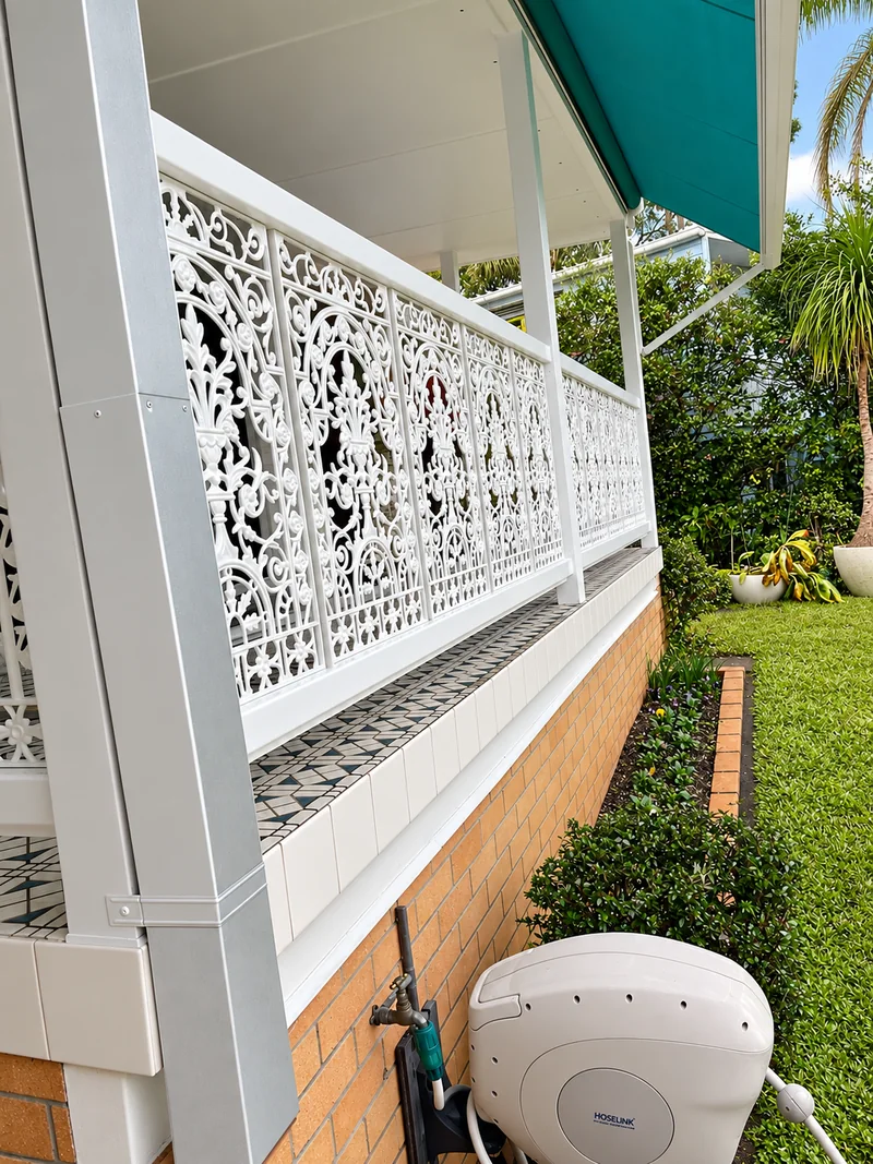 Decorative aluminium balustrades