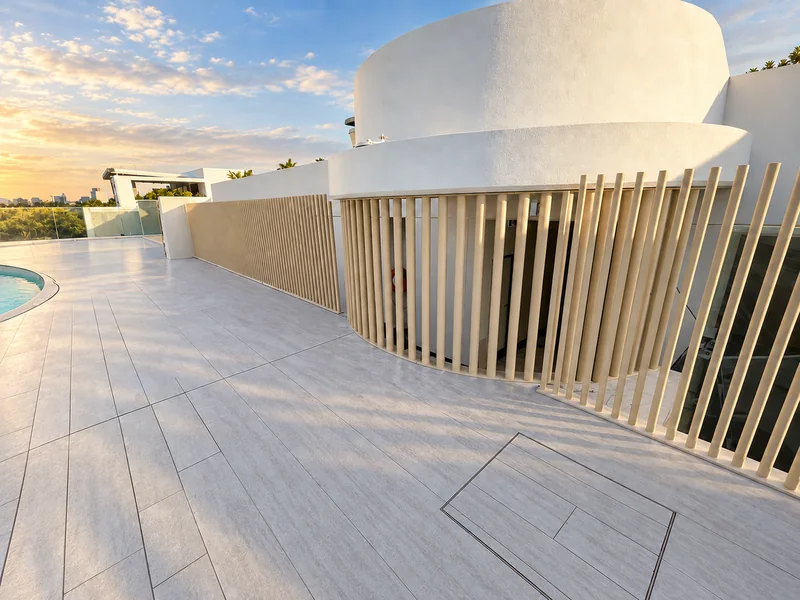 Aluminium privacy screens